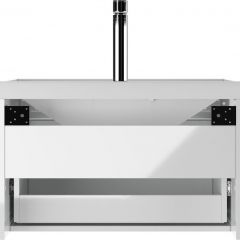 Тумба подвесная под умывальник "UNIT 70" Ева с одним ящиком В1 Айсберг (DA5902T) | фото 5