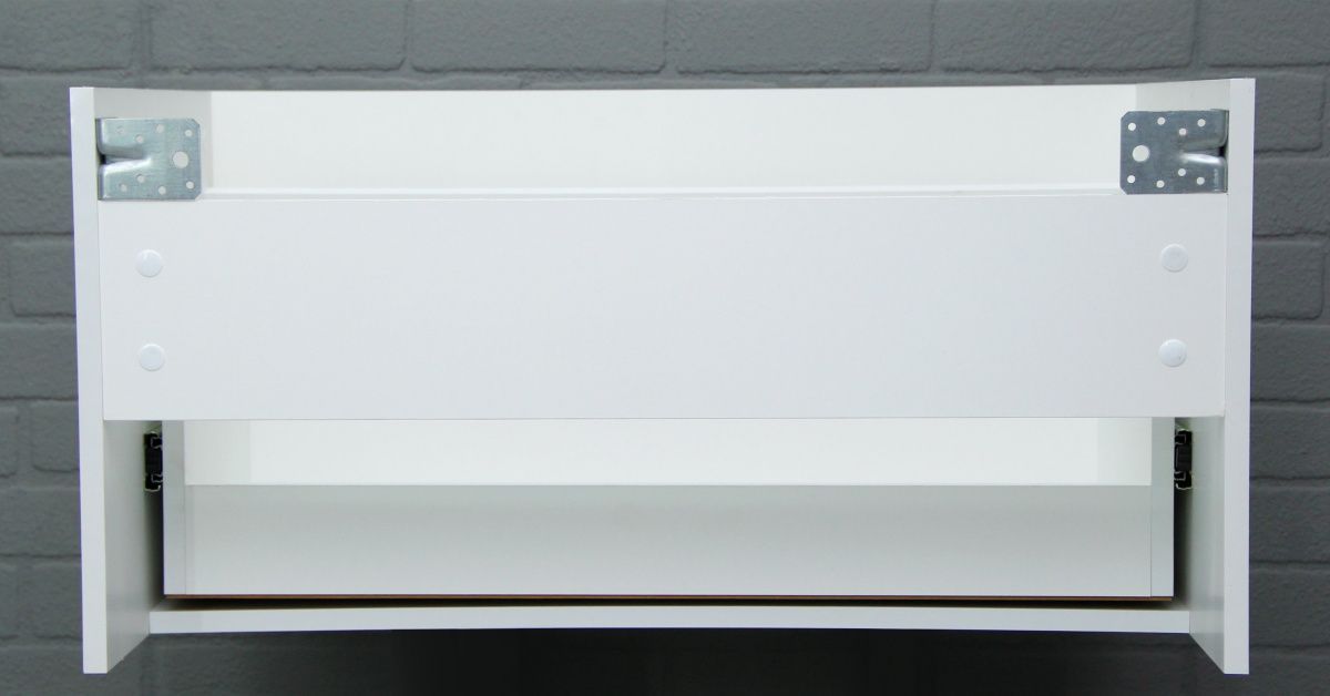 Тумба подвесная под умывальник "UNIT 80" Ева с одним ящиком В1 Айсберг (DA5903T) | фото 8