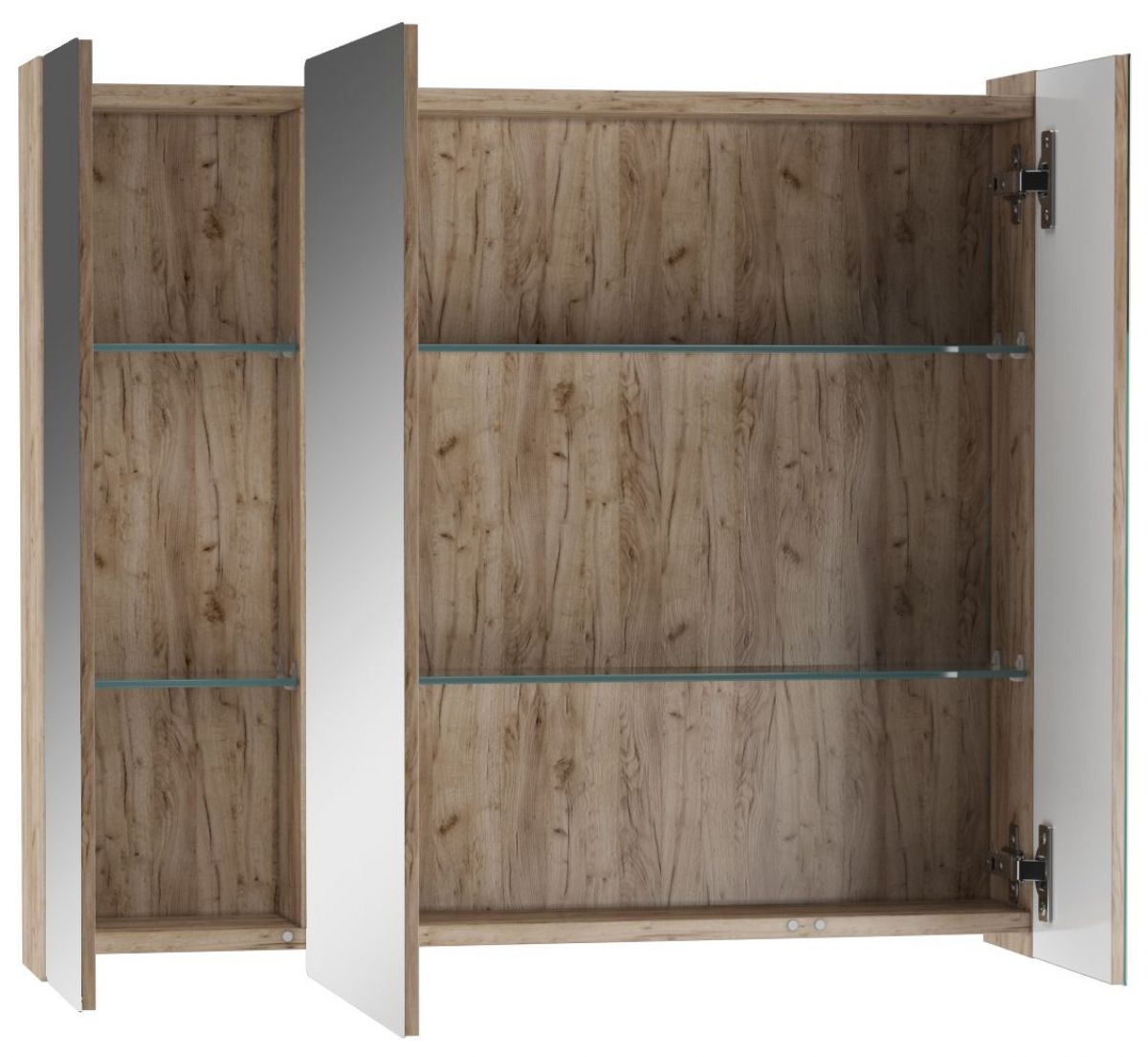 Шкаф-зеркало Bruno 80 левый/правый Домино (DBr2905HZ) | фото 2