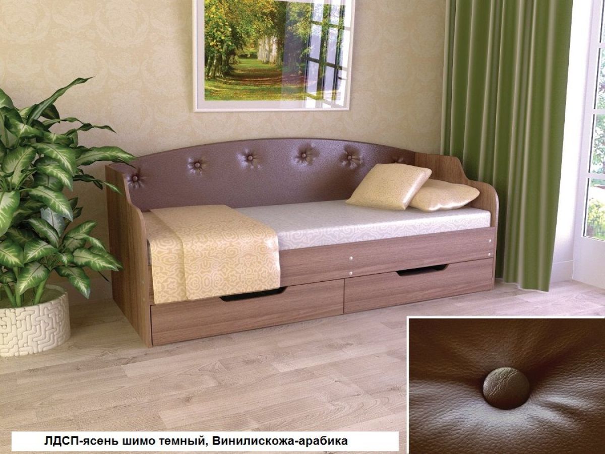 Диван-кровать Юниор Тип-2 (900*2000) мягкая спинка | фото 3