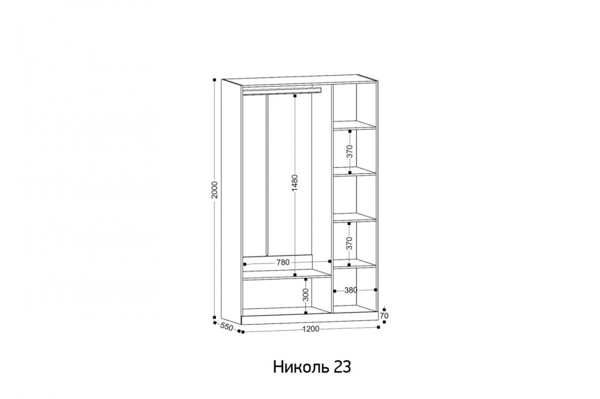 НИКОЛЬ Прихожая (модульная) | фото 9