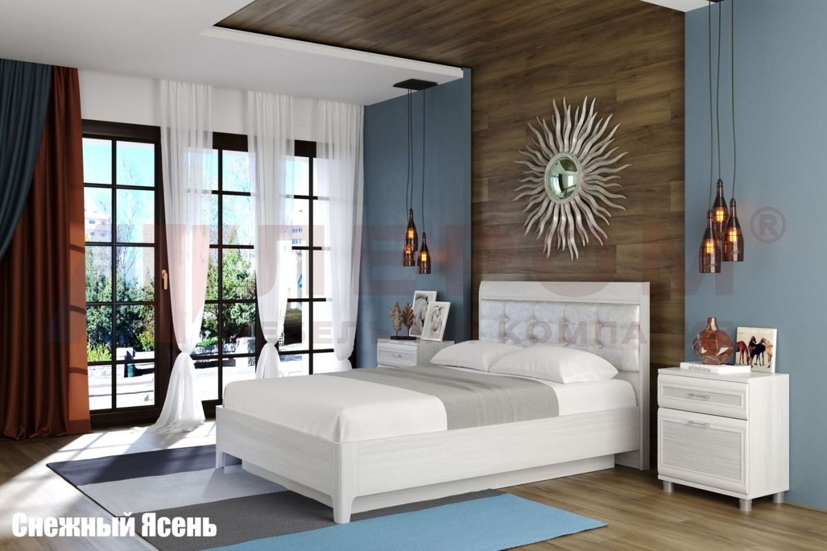 Кровать КР-1072 с мягким изголовьем | фото 4