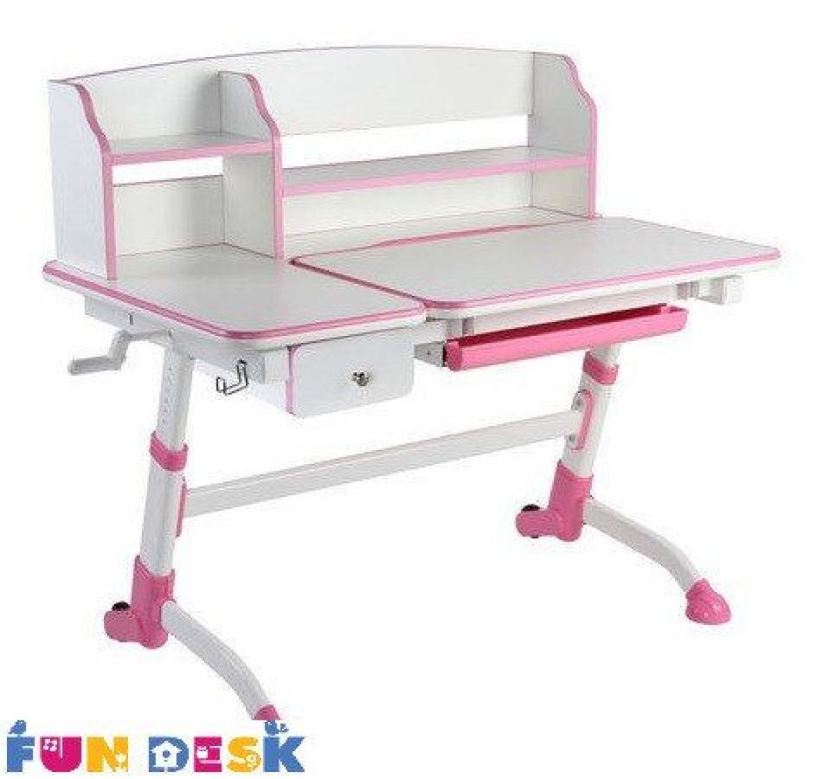 Парта-трансофрмер Amare II Pink + ящик + SST3 Pink | фото 2