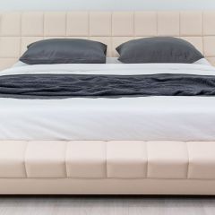 Кровать двойная Оливия 160 + ортопед. основание (кожзам) | фото 5