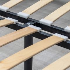 Кровать двойная Оливия 160 + ортопед. основание (кожзам) | фото 14