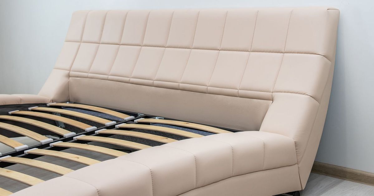 Кровать двойная Оливия 160 + ортопед. основание (кожзам) | фото 12