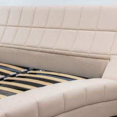 Кровать двойная Оливия 160 + ортопед. основание (кожзам) | фото 12