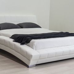 Кровать двойная Оливия 160 + ортопед. основание (кожзам) | фото 2