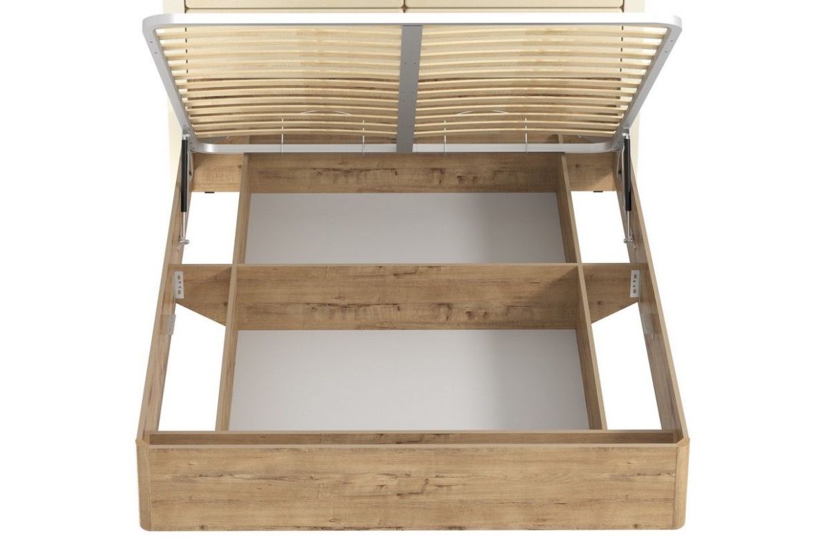 Спальня Livorno Кровать (1800х2000) НМ 040.52-1 Х с основанием и ПМ (Софт Панакота/Дуб Бунратти) | фото 3