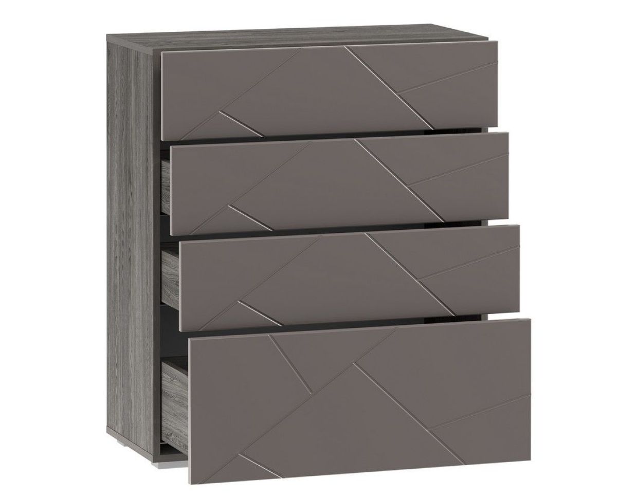 Спальня Summit Комод НМ 040.64 (Софт Графит/Ясень Анкор темный) | фото 2
