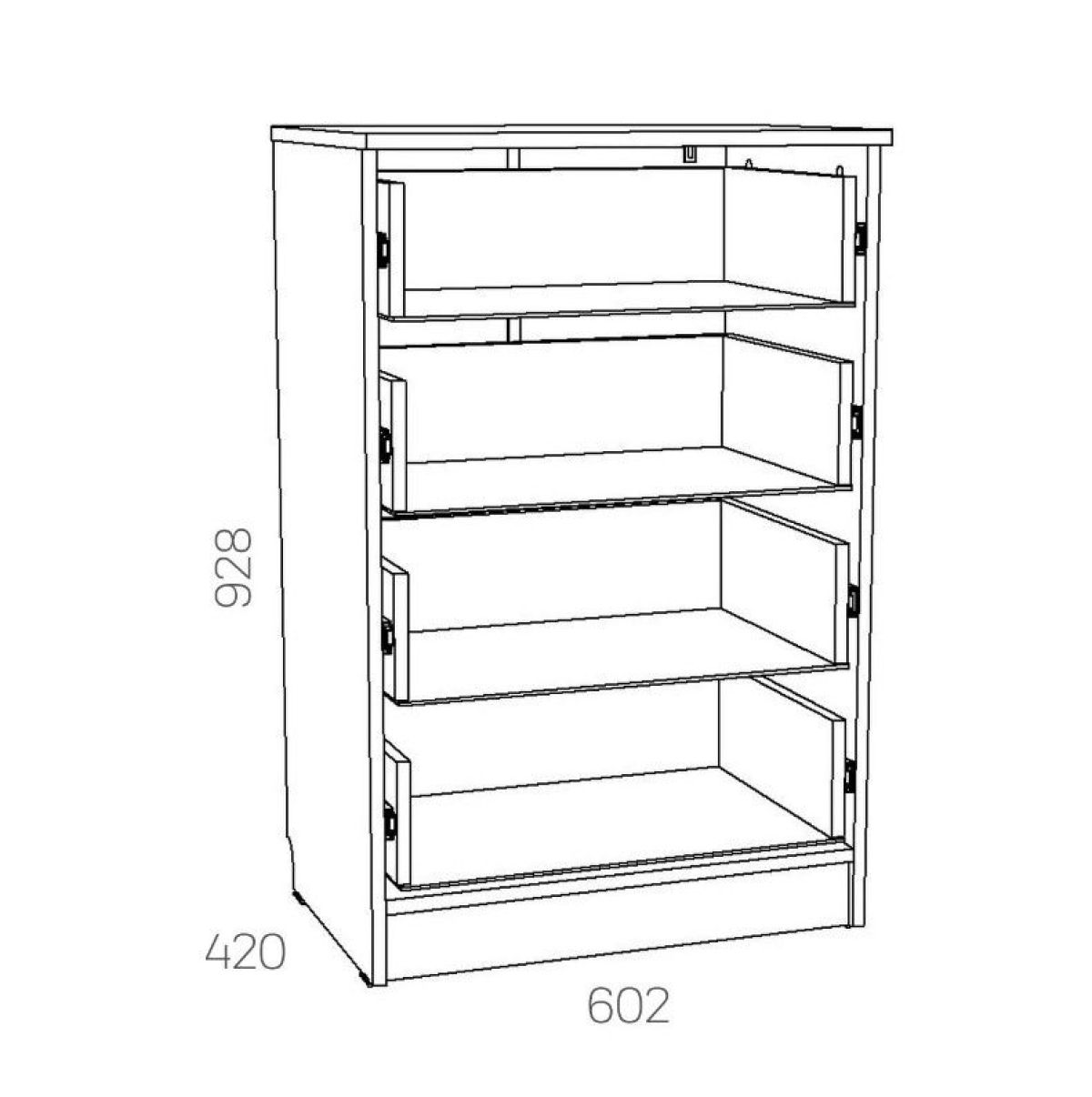 НМ 040.38 Х Комод "Оливия" | фото 3