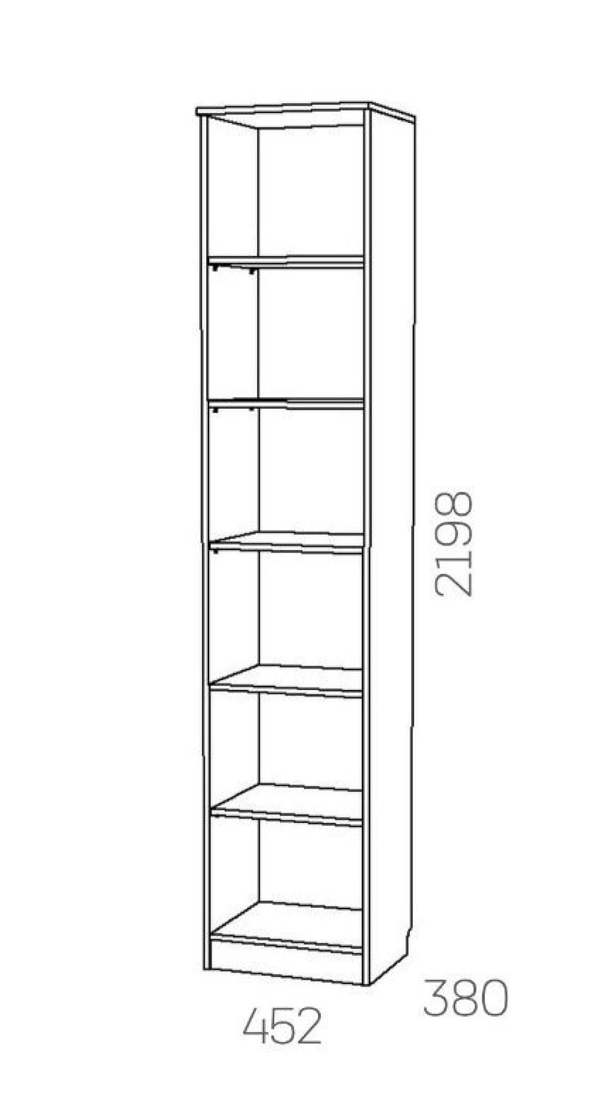 НМ 040.43 Х Шкаф для посуды "Оливия" фасад МДФ ЛЕВЫЙ (Белое дерево/Дуб Сонома) | фото 2