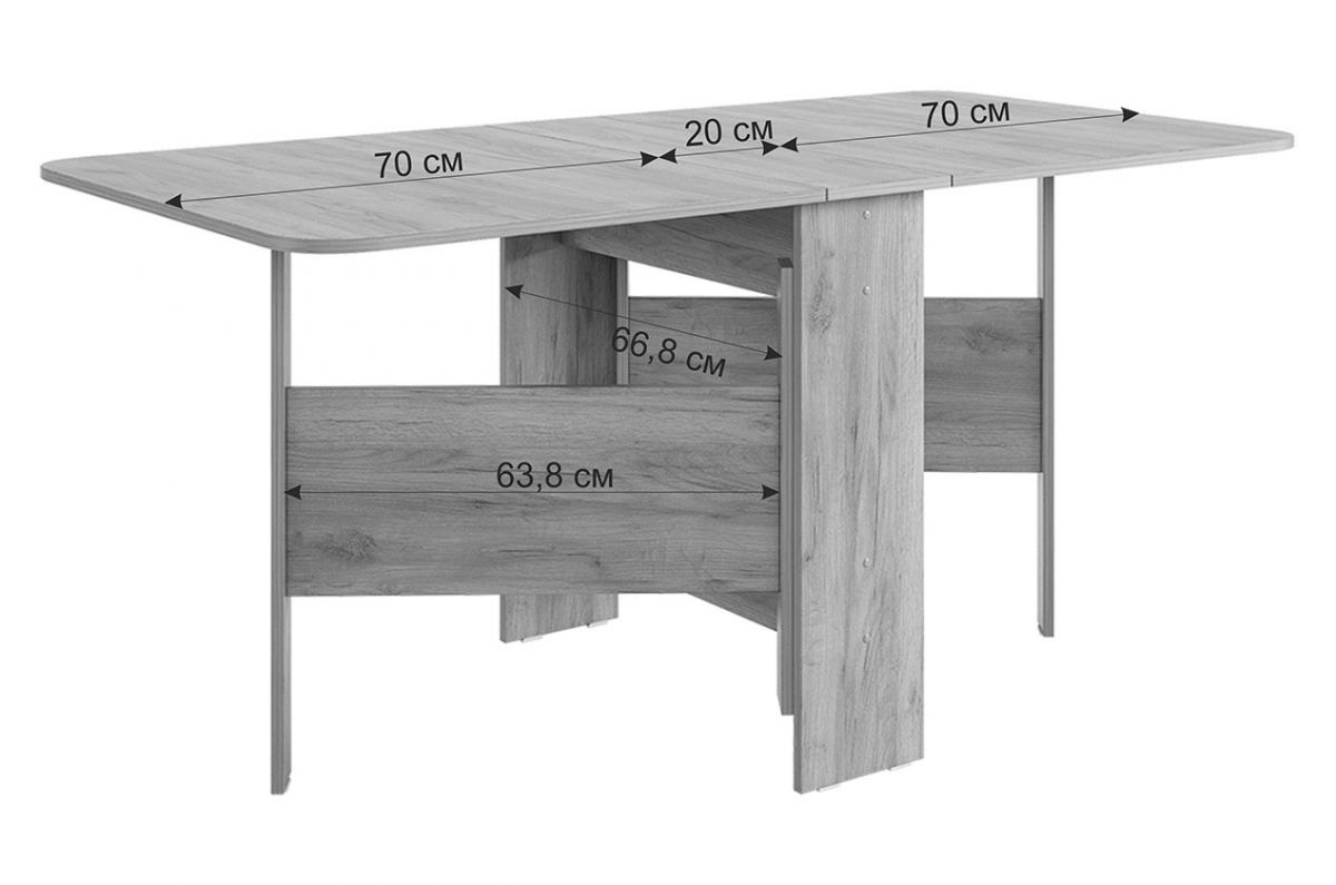 МЕЧТА 2 Стол-книжка раскладной | фото 3