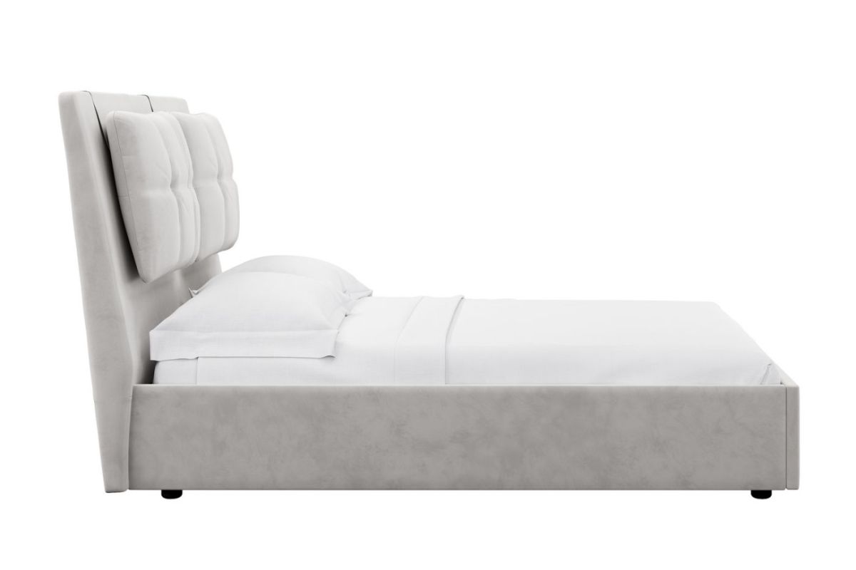 Кровать Ester 1600 с основанием и ПМ (Ультра Смог) Модель 311 | фото 3