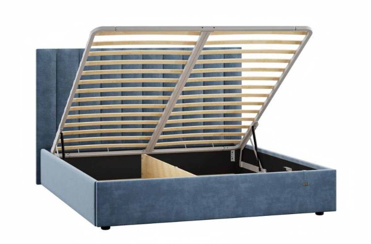 Кровать Ingrid 1800 с основанием и ПМ (Галакси лайт 22) Модель 312 | фото 2