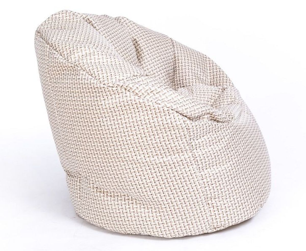 Кресло бескаркасное Релакс (Бежевое) | фото 4