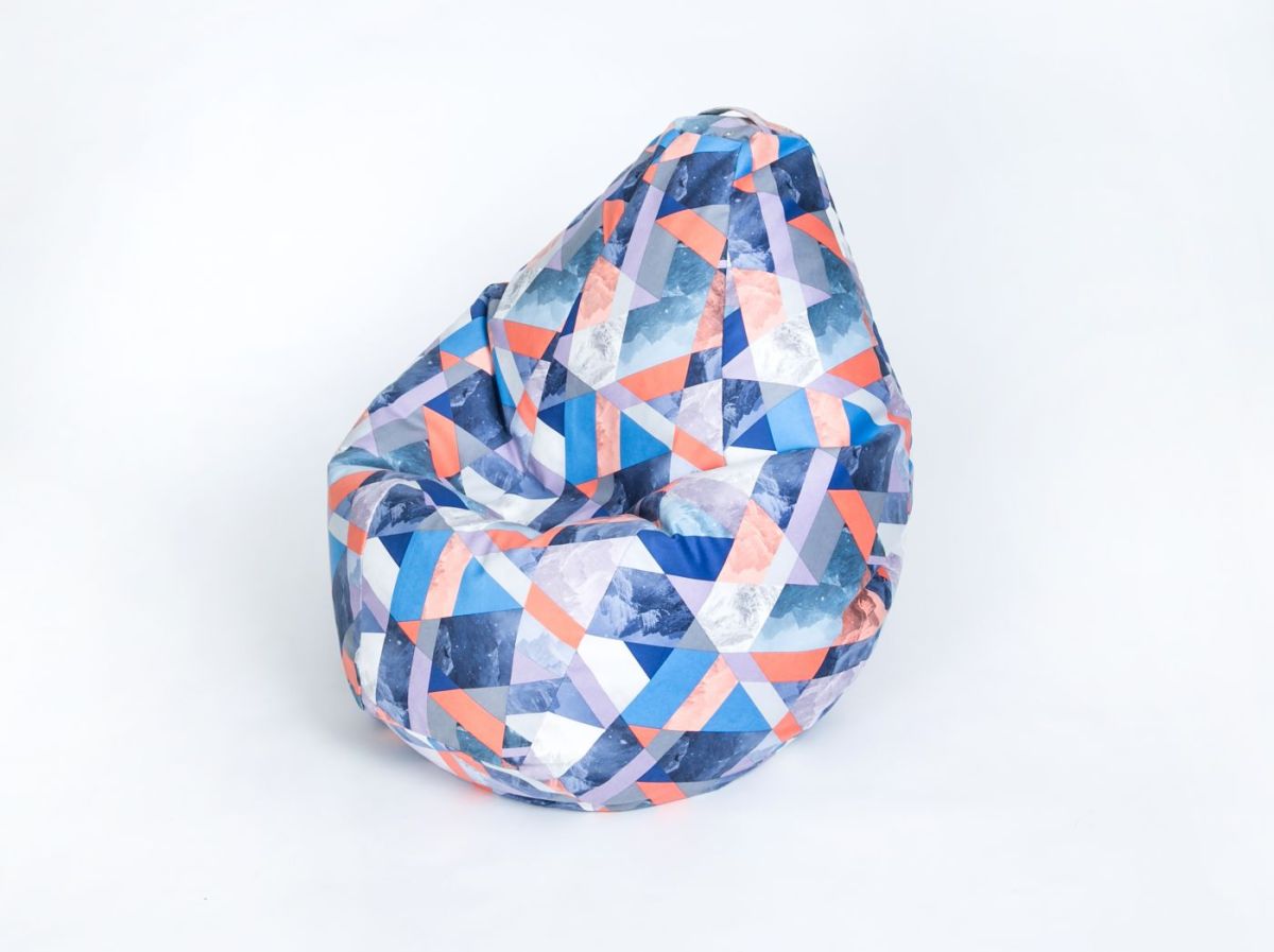 Кресло-мешок Груша Большое (900*1350) Серия велюр "Принт" | фото 4