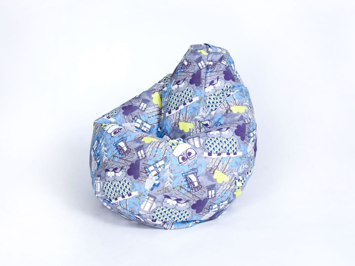 Кресло-мешок Груша Большое (900*1350) Серия велюр "Принт" | фото 7