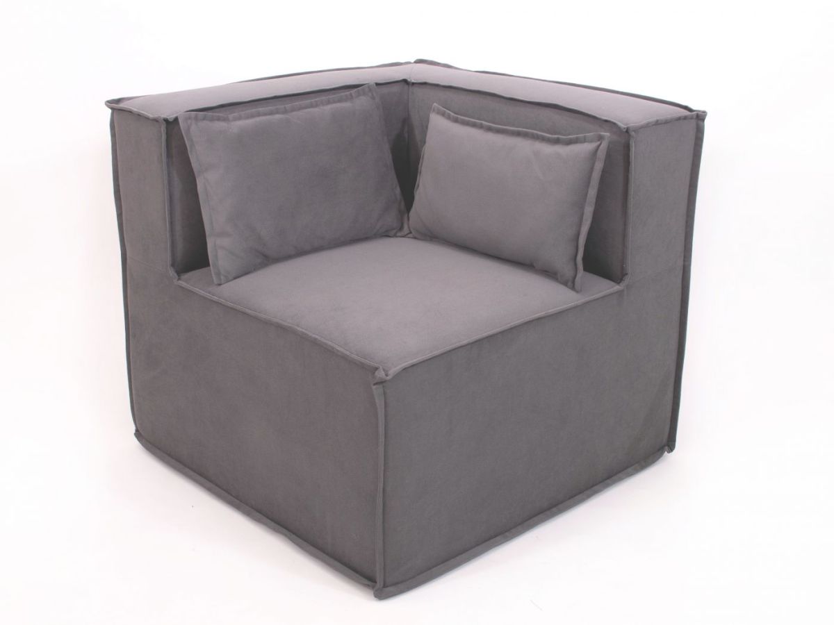 Модульные диваны и кресла бескаркасные Квадро (Графит) | фото 2