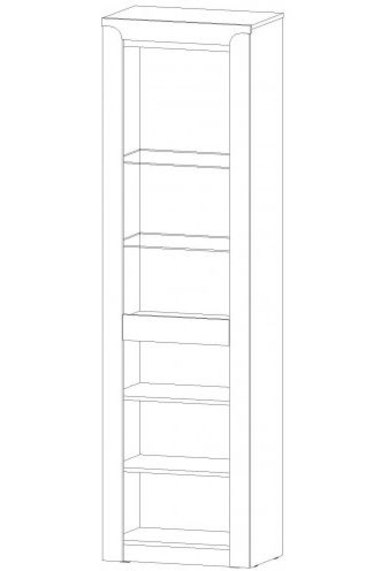 РЕГИНА Пенал со стеклом (анкор) | фото 2