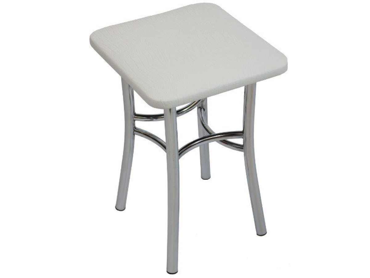 Табурет КВАДРАТ на хромированном корпусе | фото 2