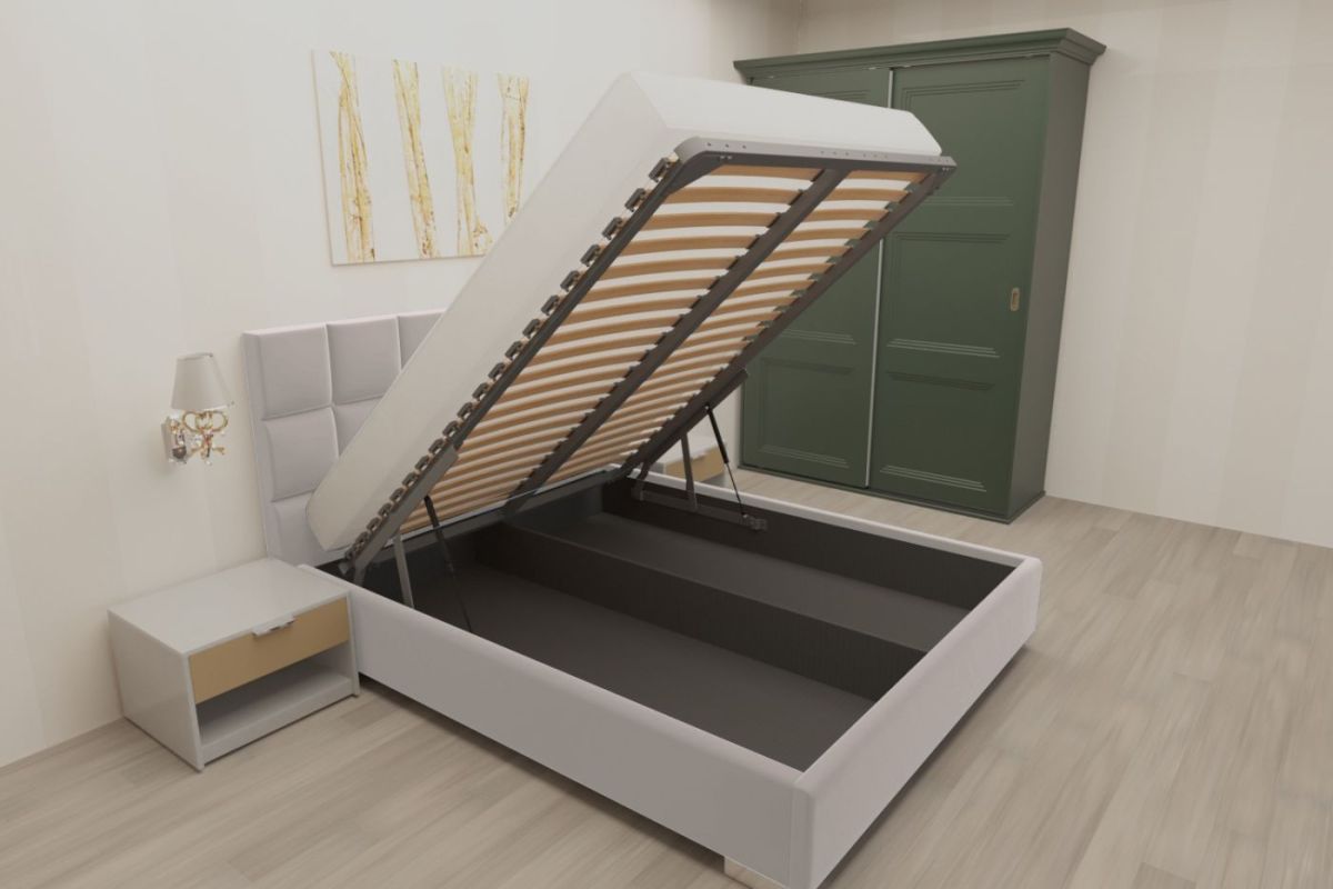 Кровать Асти интерьерная +основание/ПМ/бельевое дно (180х200) | фото 2