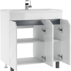 Тумба под умывальник "UNIT 80" Vector без ящика Домино (DV6604T) | фото 3