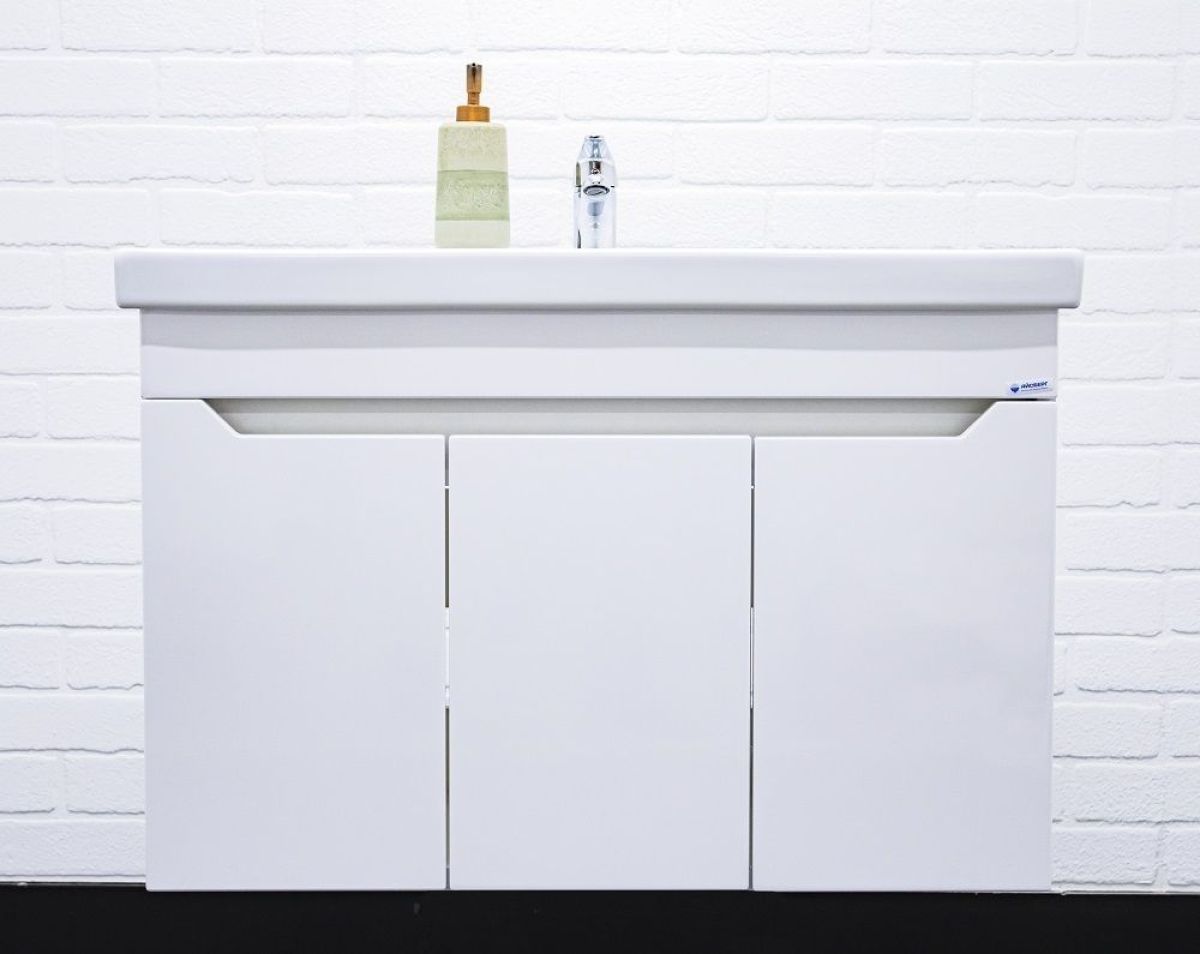 Тумба под умывальник "Maria 100" Мечта без ящика подвесная АЙСБЕРГ (DM2328T) | фото 6