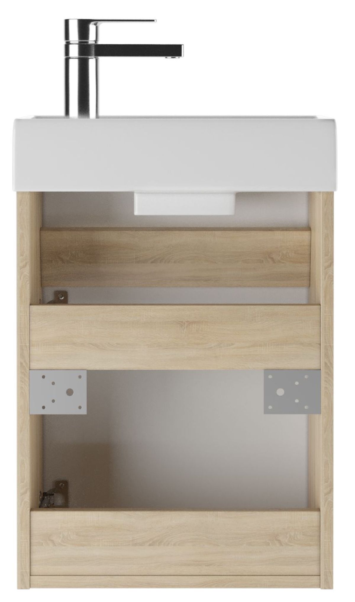 Тумба под умывальник "Енисей 40" Мечта без ящика подвесная Дуб сонома АЙСБЕРГ (DM2314T) | фото 3
