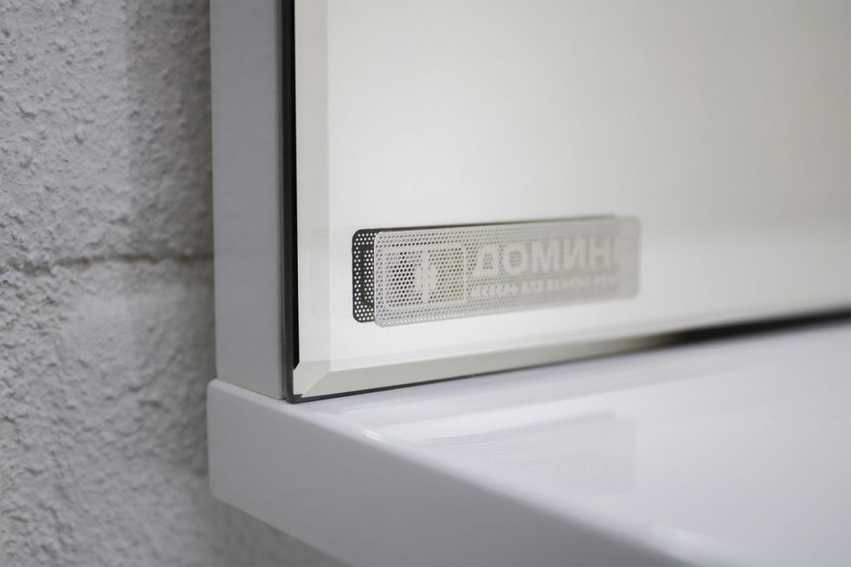 Шкаф-зеркало Optima 65 Эл. правый глянец Домино (DO1907HZ) | фото 10