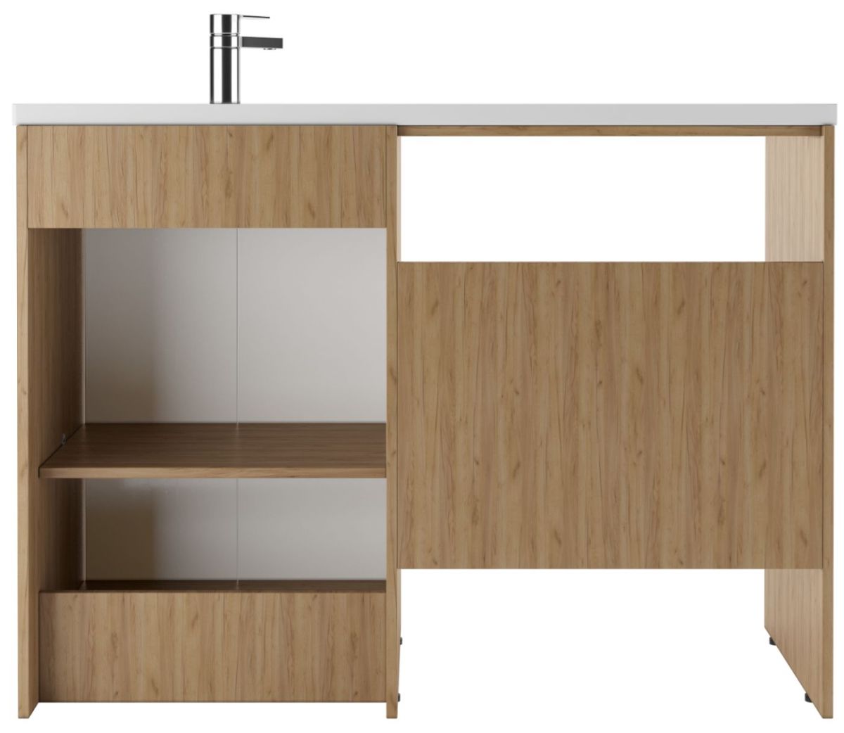 Тумба под умывальник "Magenta 120" лев/прав без ящика Домино (DD4213T) | фото 3