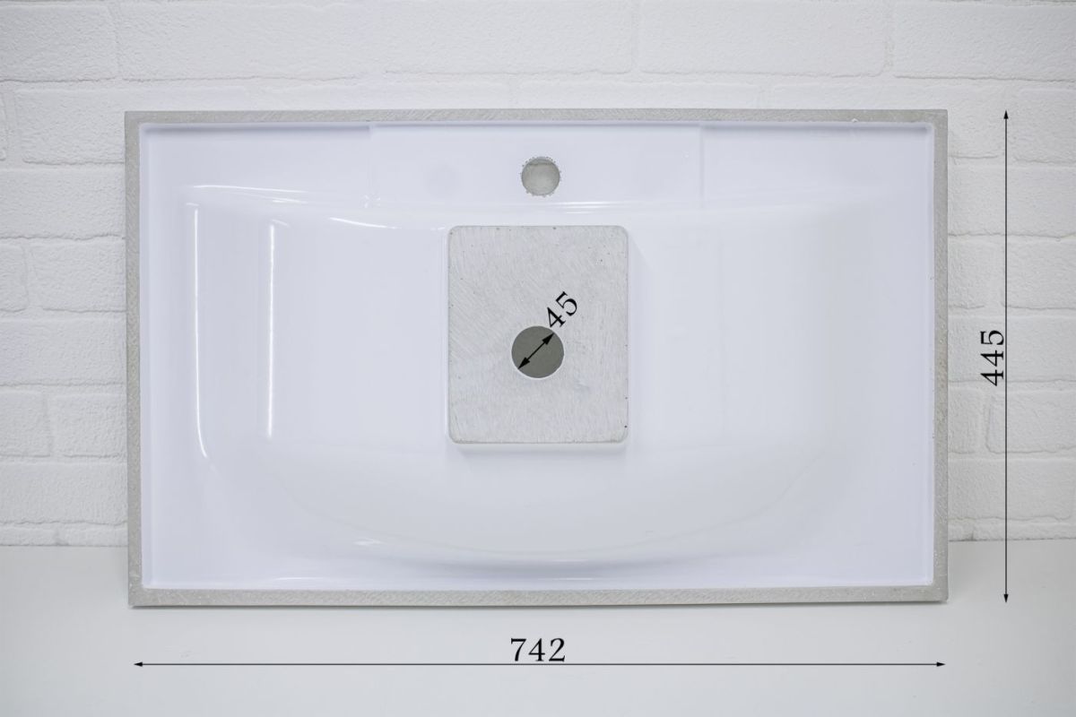 Умывальник мебельный "Milen 75" | фото 8