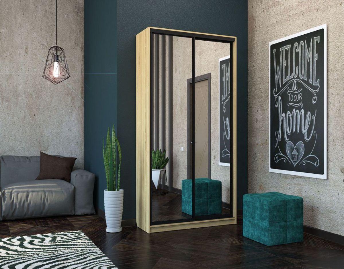 Шкаф-купе Лофт 1200 Шк12-47 (Дуб Сонома) | фото 10