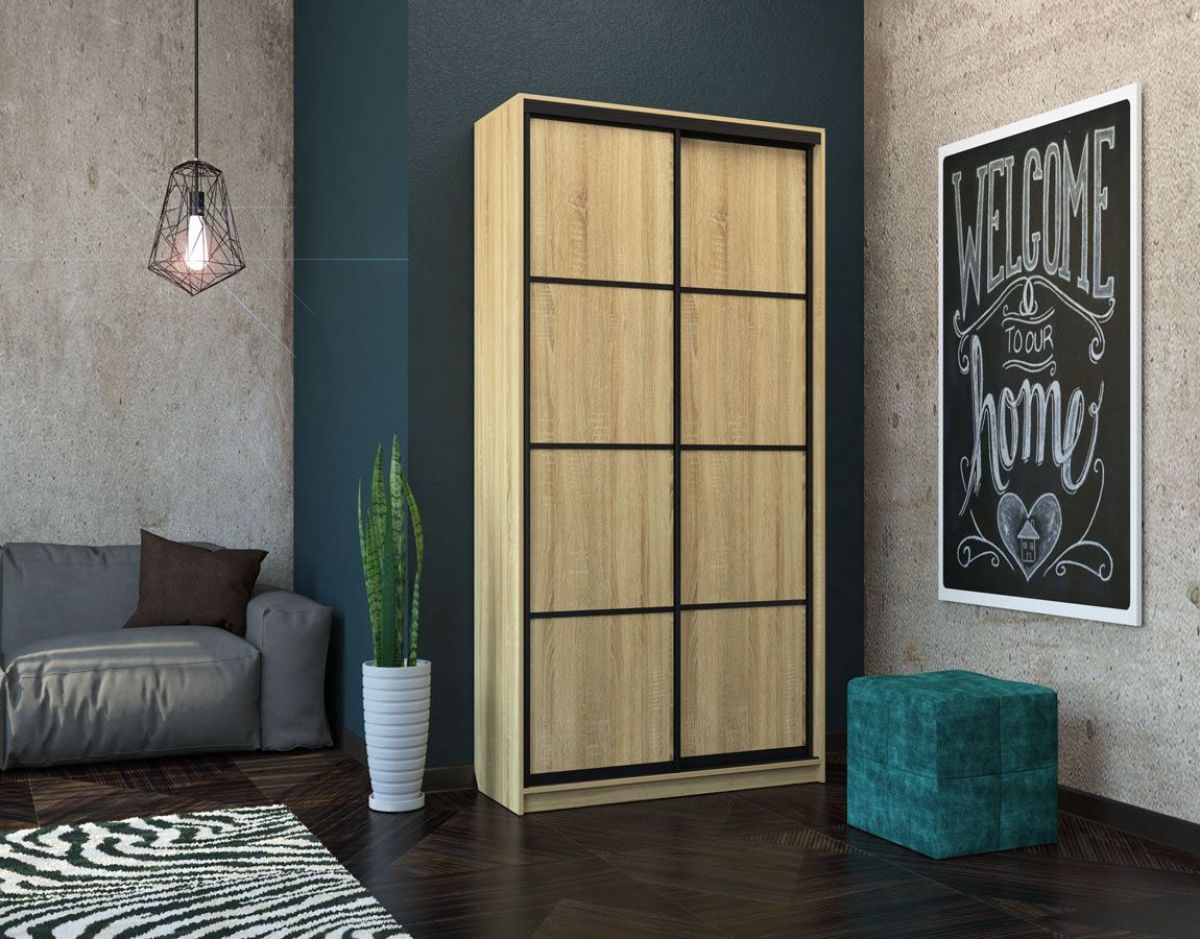 Шкаф-купе Лофт 1200 Шк12-47 (Дуб Сонома) | фото 7