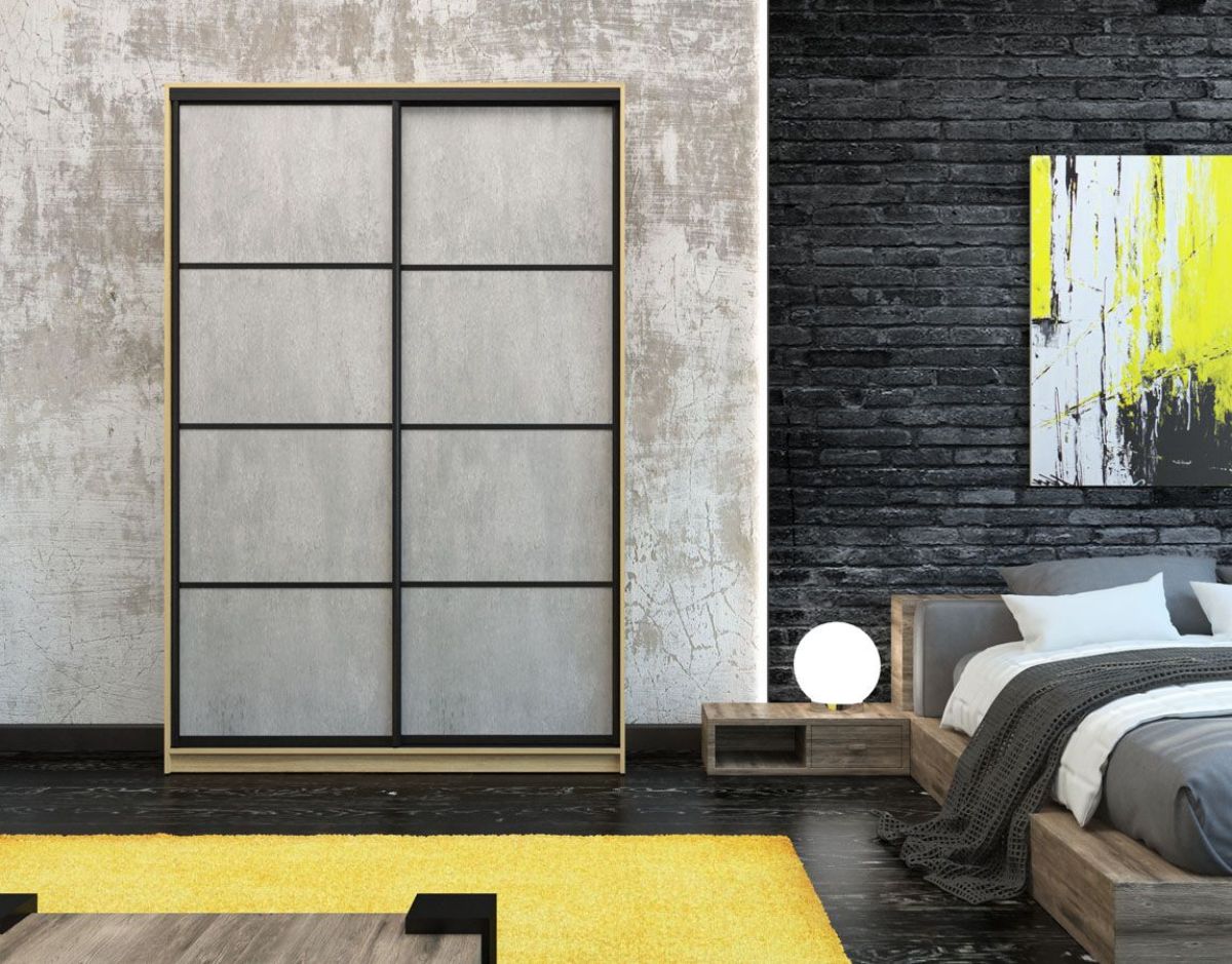 Шкаф-купе Лофт 1600 Шк16-47 (Дуб Сонома) | фото 14