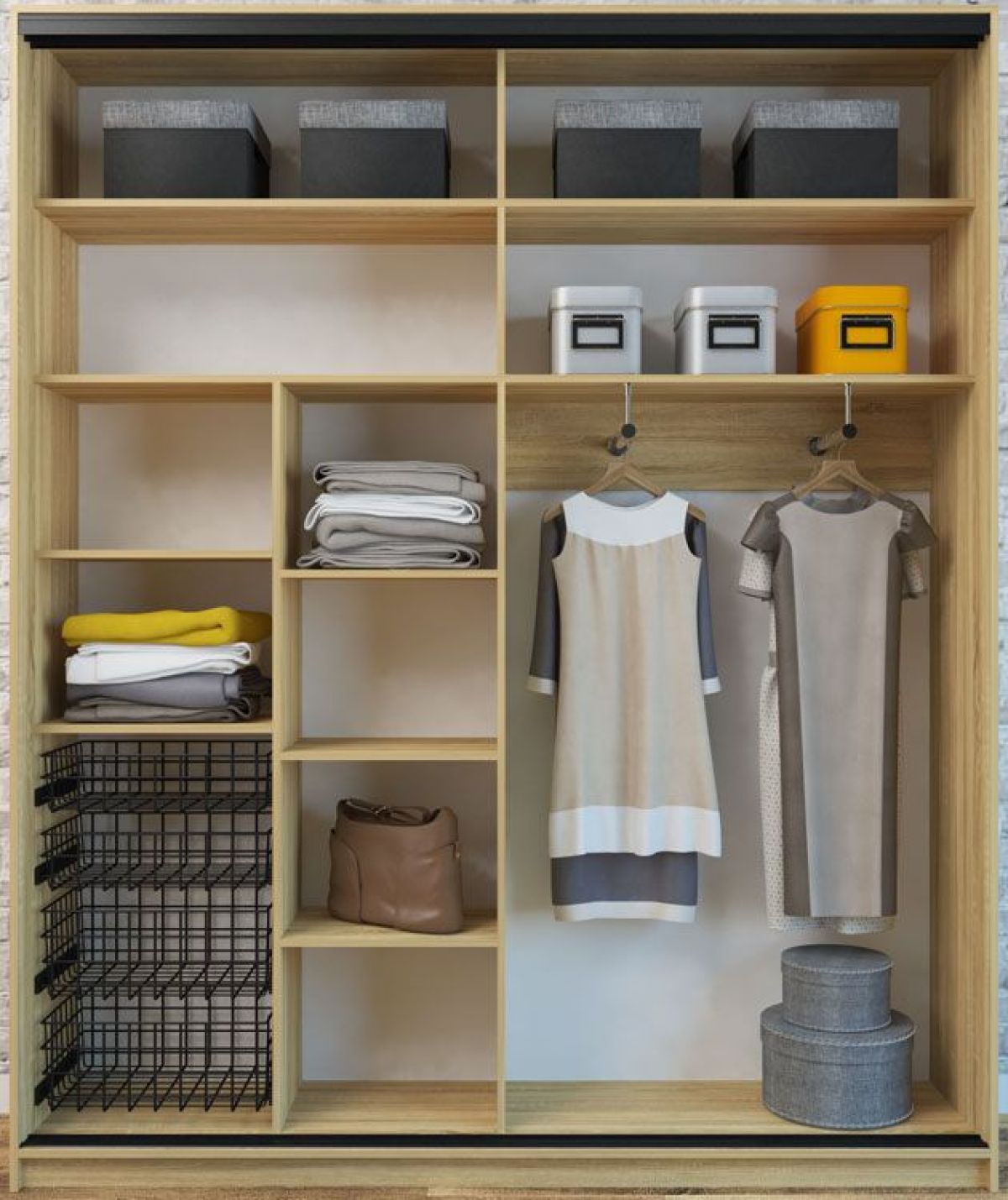 Шкаф-купе Лофт 2000 Шк20-60 (Дуб Сонома) | фото 2