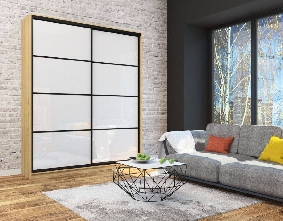 Шкаф-купе Лофт 2000 Шк20-60 (Дуб Сонома) | фото 12