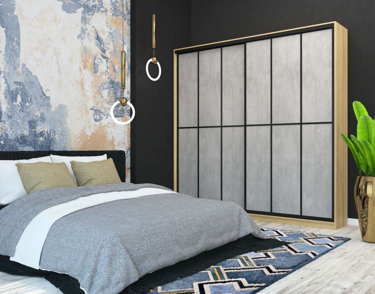 Шкаф-купе Лофт 2400 Шк24-60 (Дуб Сонома) | фото 14