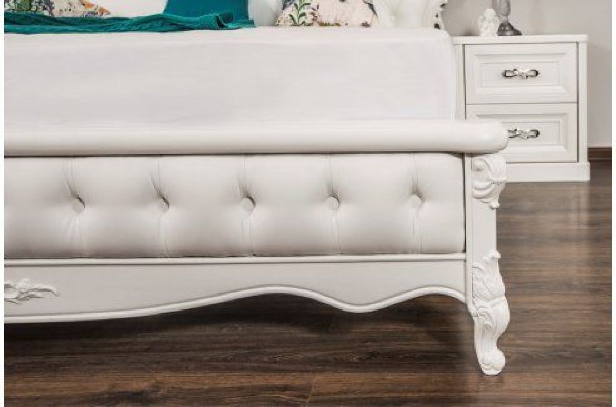 Кровать 1800 Мишель с мягким изголовьем | фото 4