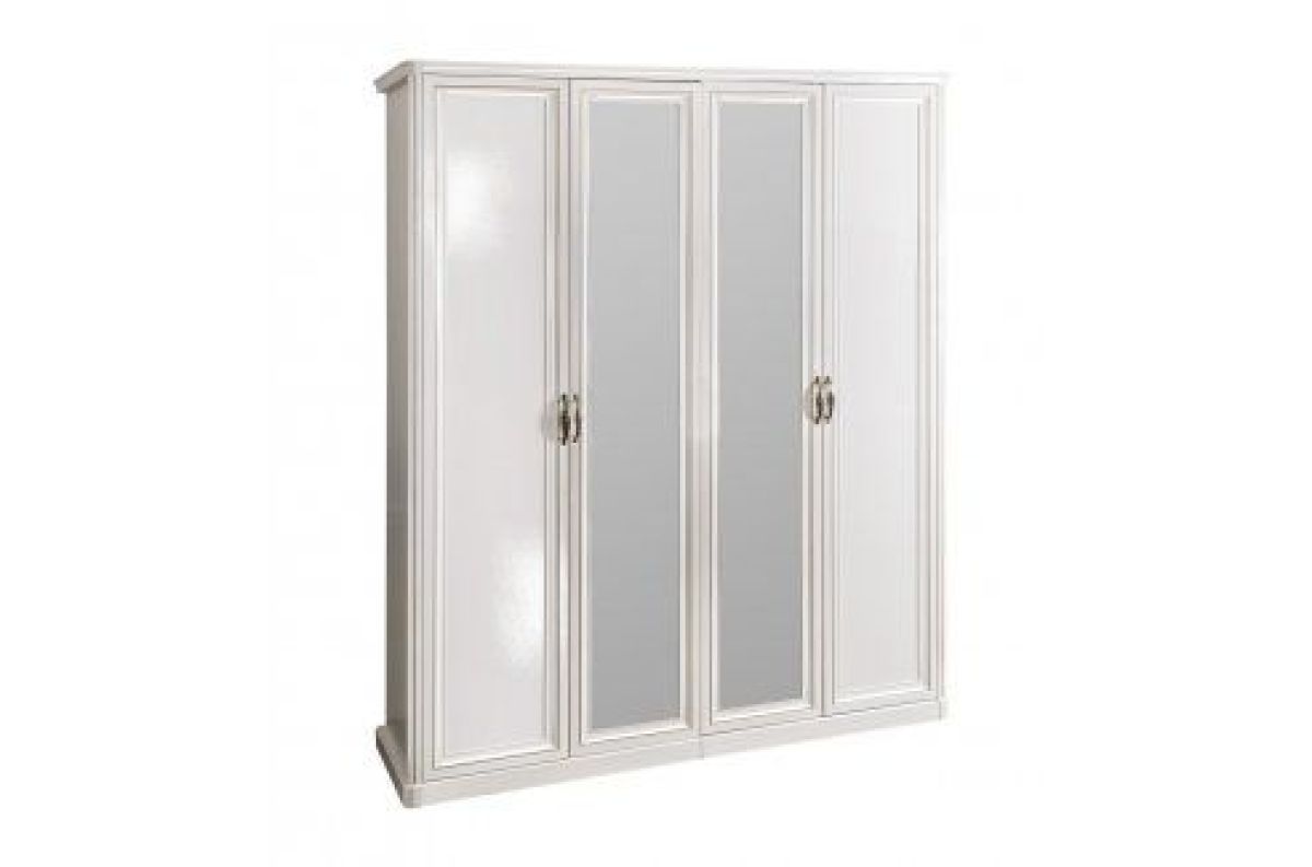 Спальня Натали 4-х ств 1600 (белый глянец/экокожа) | фото 2