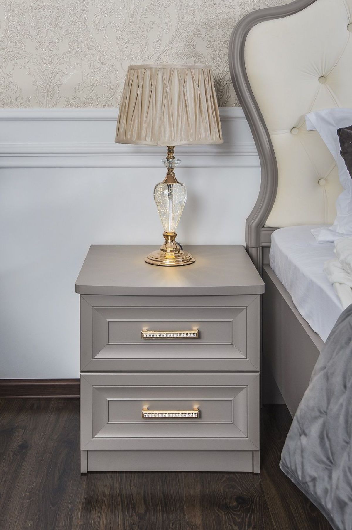 Тумба прикроватная Мокко (серый камень) | фото 3