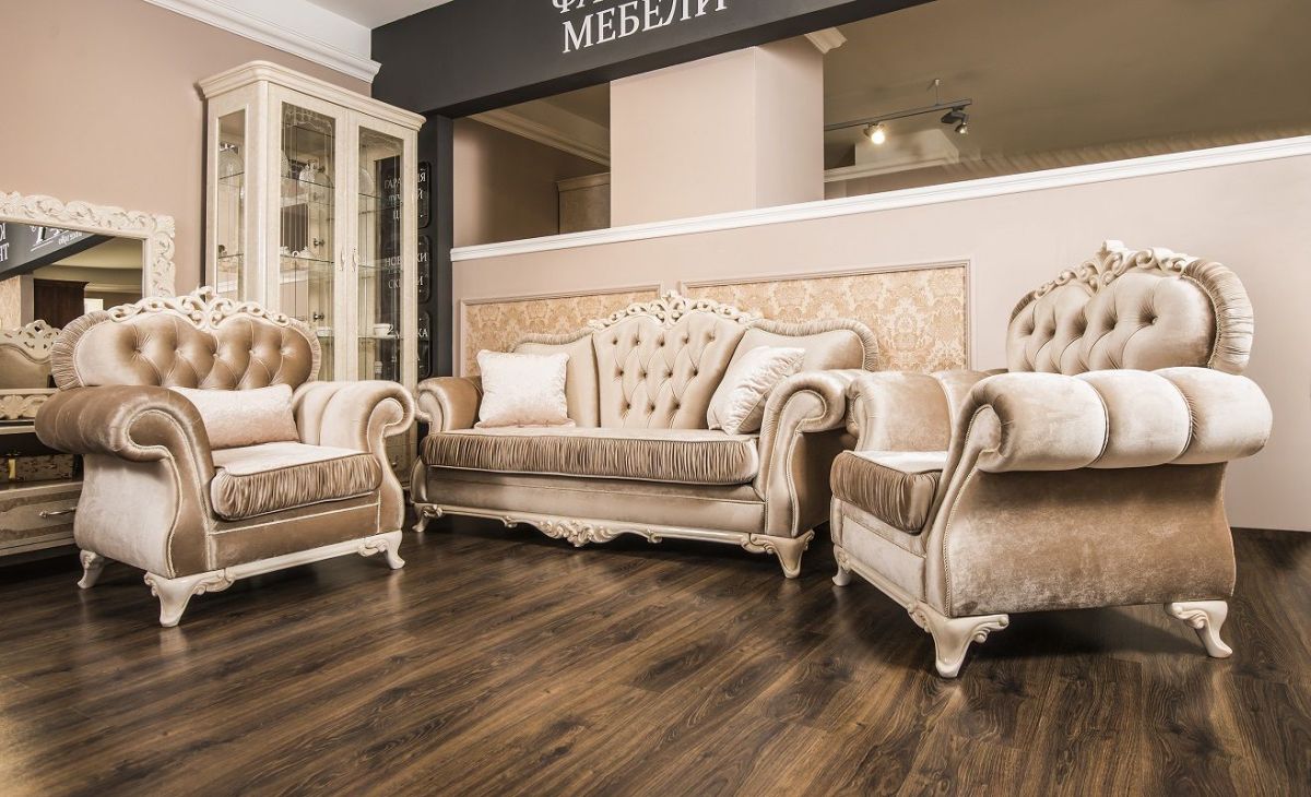 Диван Патрисия с раскладным механизмом (серый глянец) | фото 10