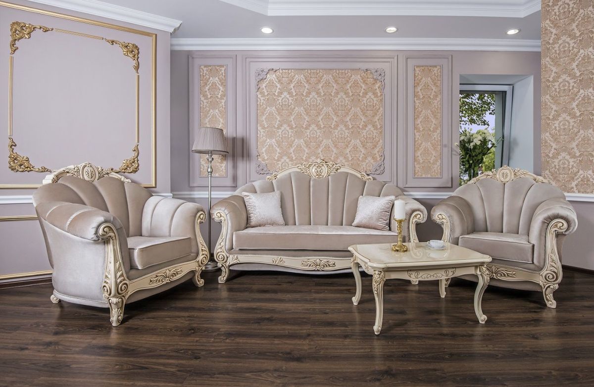 Диван Марселла с раскладным механизмом (крем глянец) | фото 6