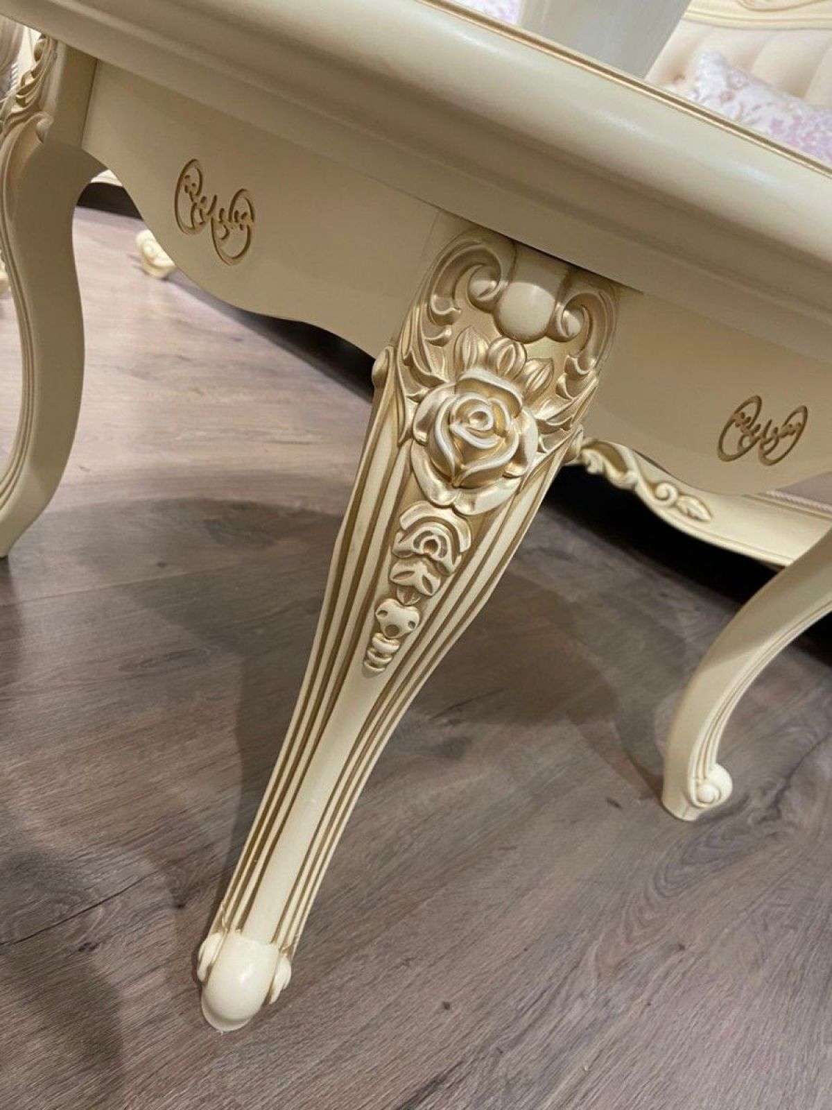 Стол журнальный круглый Мона Лиза (крем) | фото 5