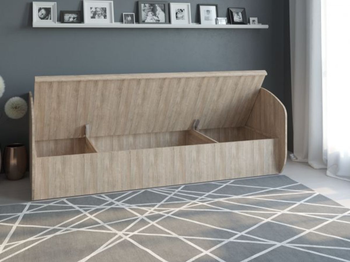 Кровать КД-1.8 с подъемным механизмом (Дуб баррик) | фото 2