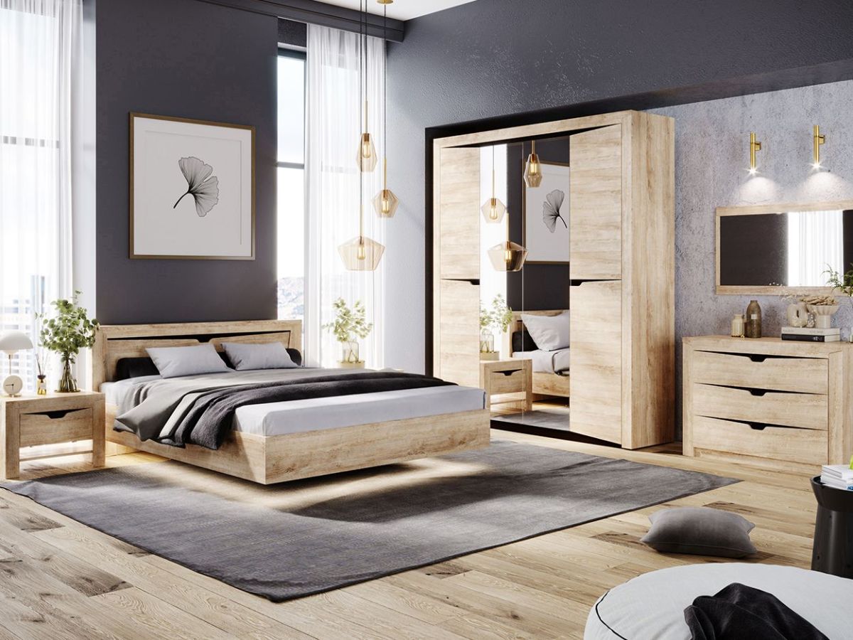 Кровать 1600 парящая с ПМ НКМ Версаль-5 секция №6 | фото 2