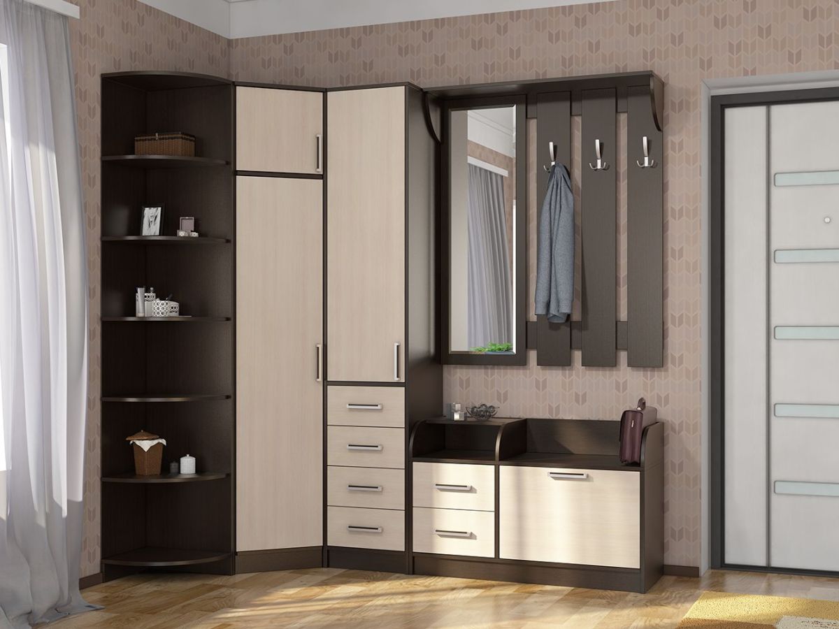 Прихожая ДИАНА-4 сек №29 (Венге/Дуб молочный) | фото 3
