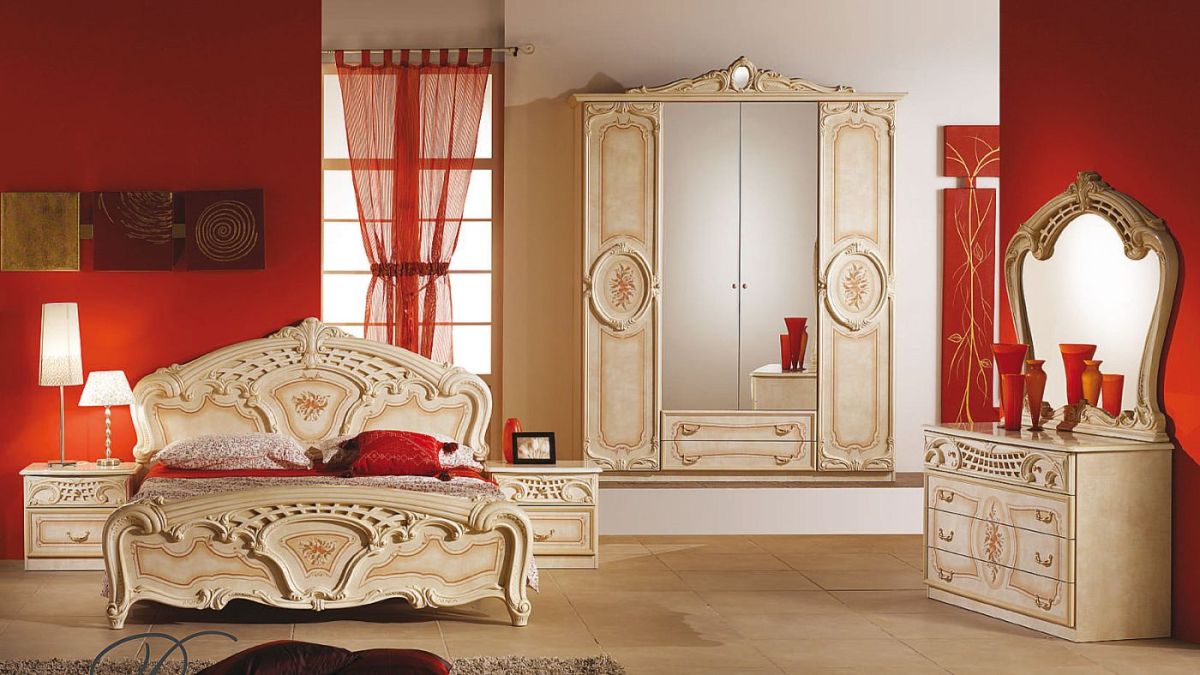 Кровать 2-х спальная 1600*2000 Роза, без основания (01.116) беж | фото 2