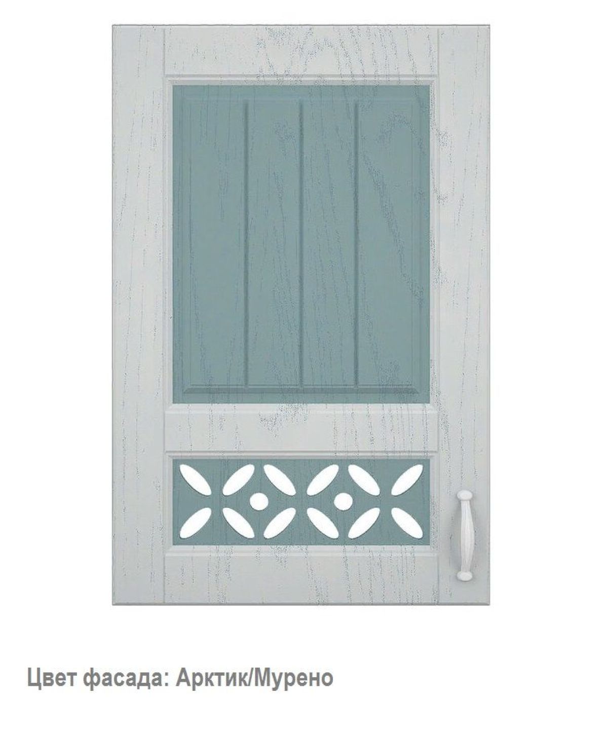 Кухонный гарнитур Камелия 1800 Арктик/Мурено (модульный) Горизонт | фото 2