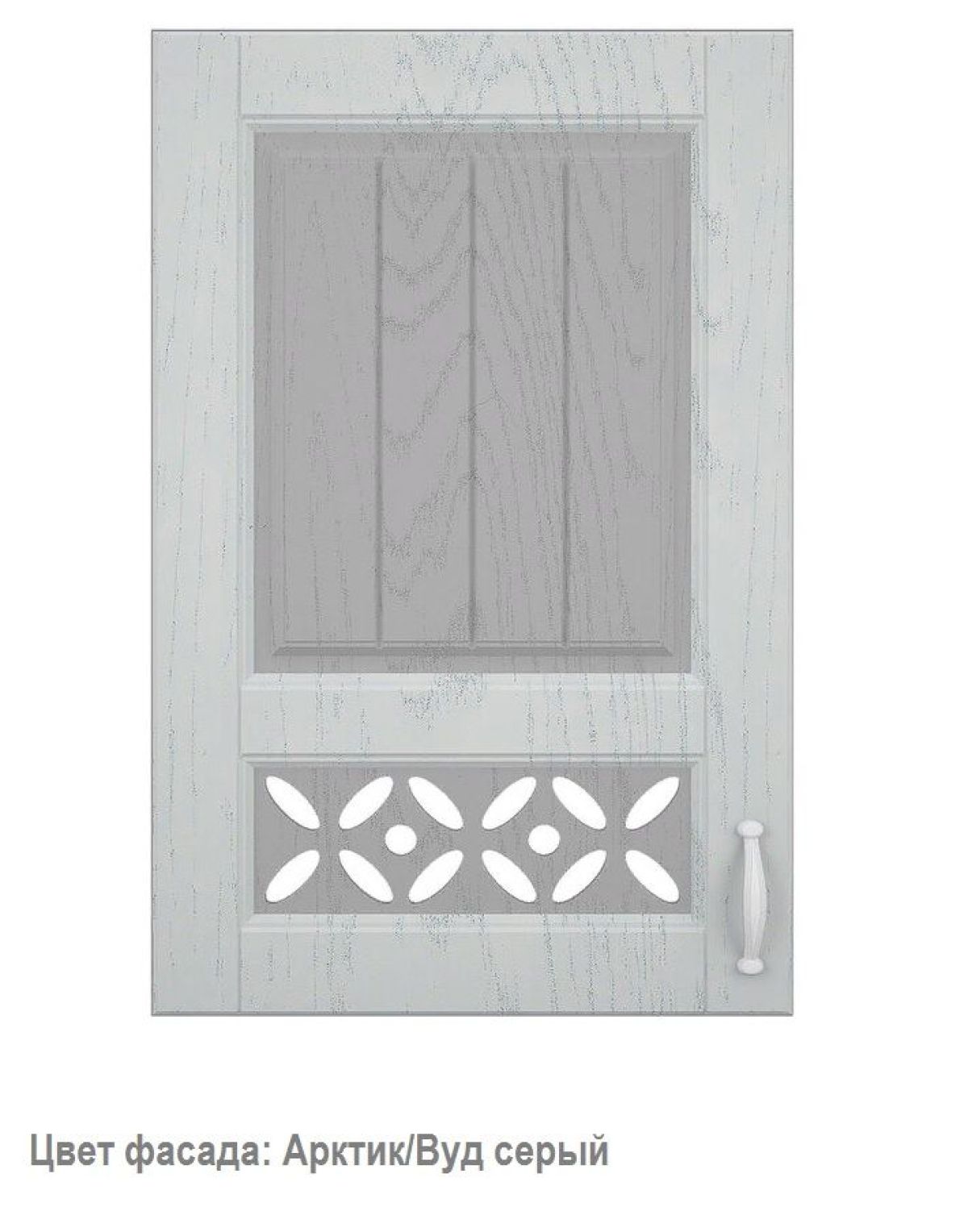 Кухонный гарнитур Камелия 3050 Арктик/Мурено (модульный) Горизонт | фото 3